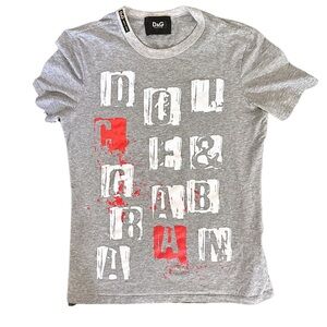 Dolce & Gabbana grey graphic tshirt